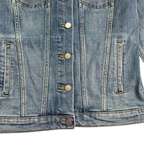 DU/ER Womens Size XS Denim Jean Trucker Jacket - Picture 4 of 12